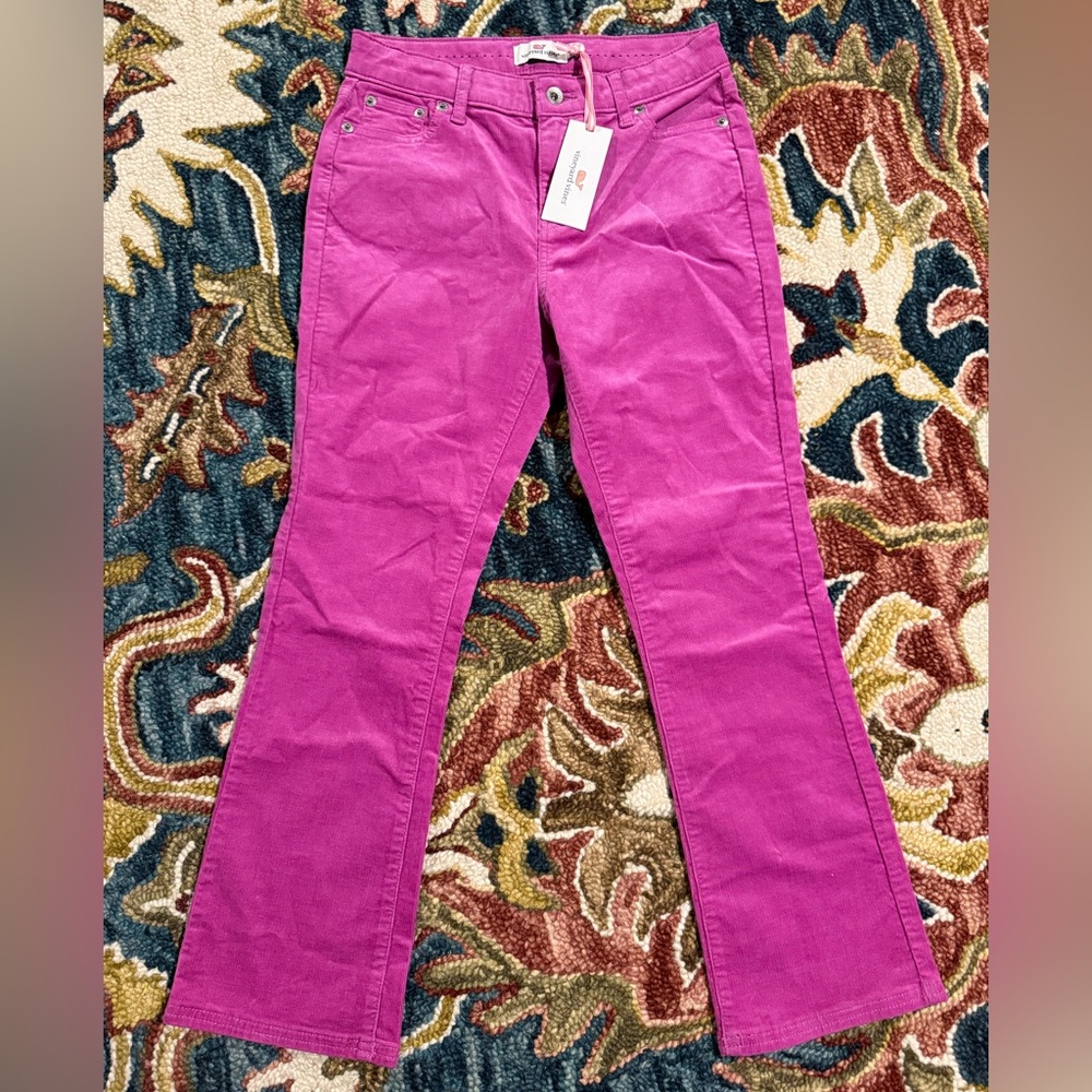 NWT Vineyard Vines Girls Corduroy Pants - 12